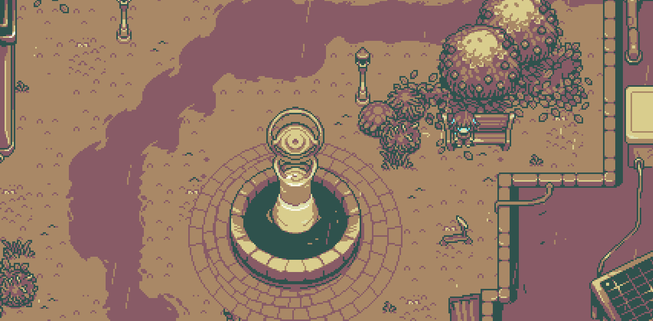 Fiona's town scene changing through day phases and weather in Neverway