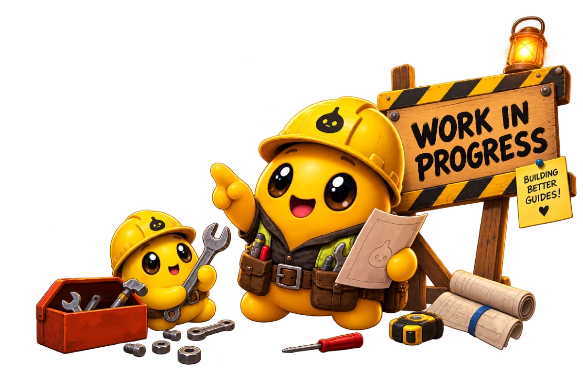 Worker Slimes building the German version of Slime Guides